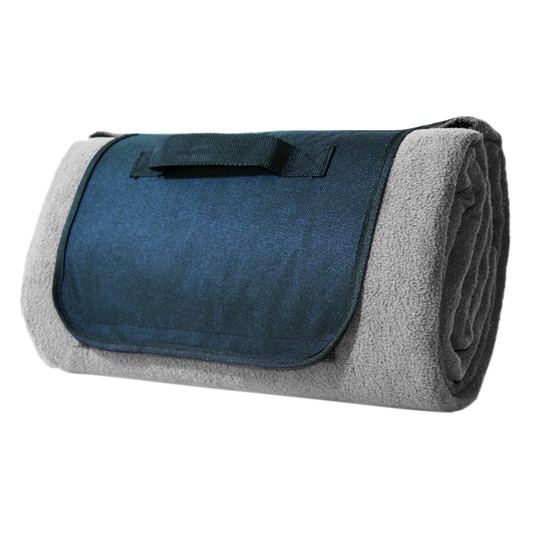 Skladany koc z uchwytem NT1512 - Grey