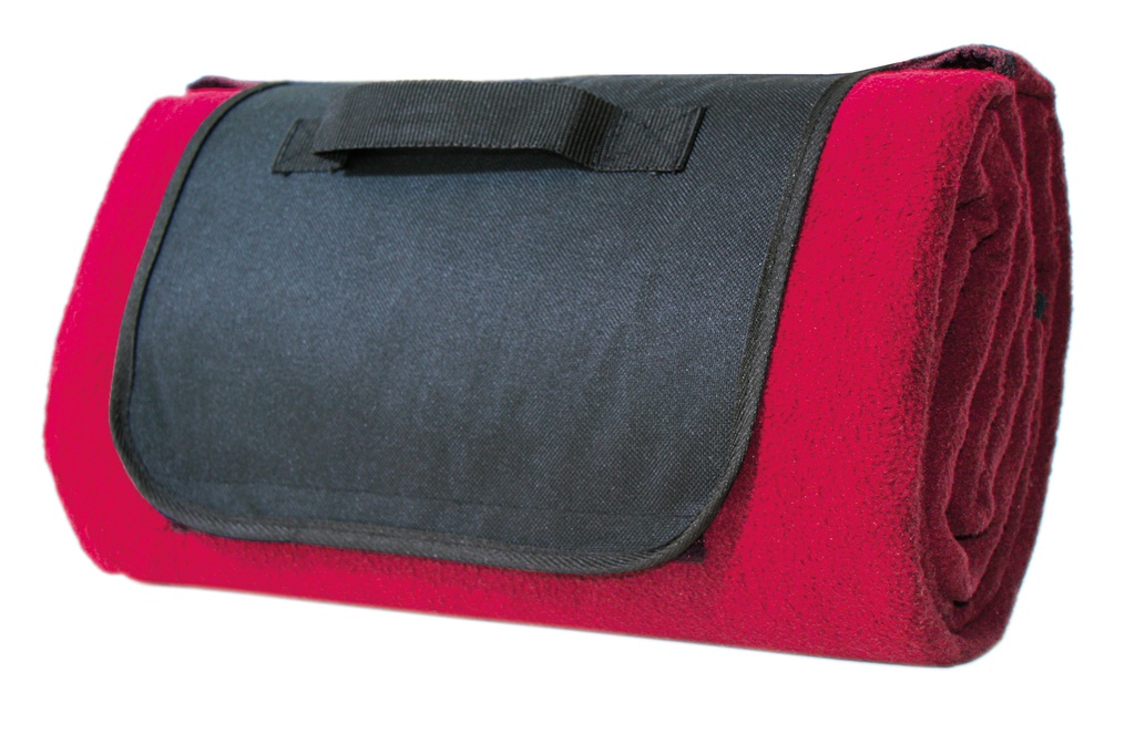 Skladany koc z uchwytem NT1512 - Red