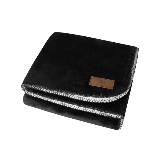 Koc polarowy sherpa NT1566 - Black & White