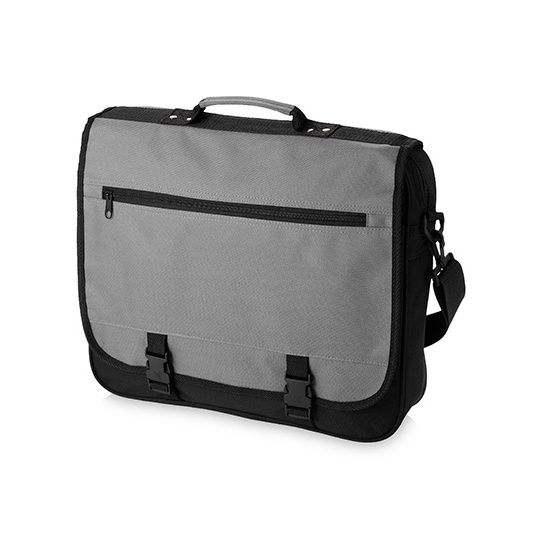 Torba Konferencyjna Messenger Poliester NT335N - Ash & Black