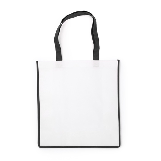 Torba na zakupy Standardowa Polipropylenowa z Klinem NT3610 - White & Black