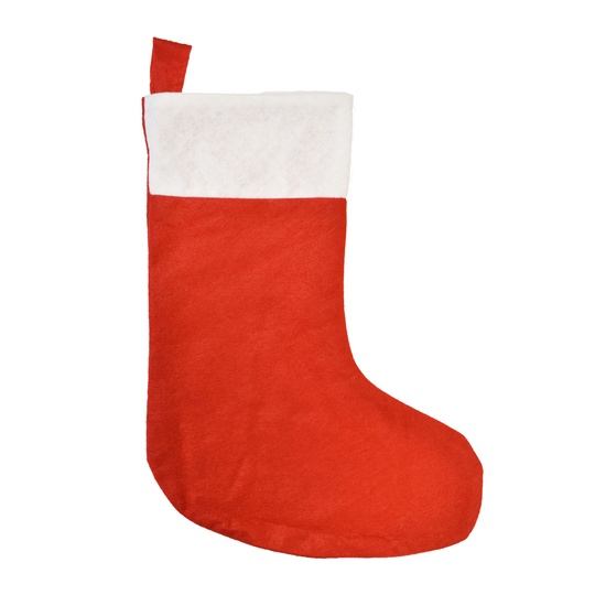 Skarpeta Swiateczna do zawieszenia Poliester NT4017 - Red & White
