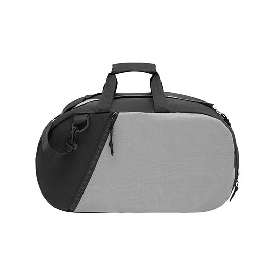 Torba sportowa sportowa z kieszenia na buty NT486 - Black & Grey