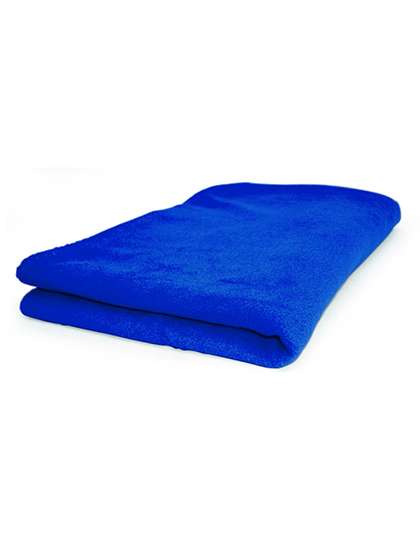 Koc Piknikowy Polarowy z Paskiem NT507 - Navy Blue