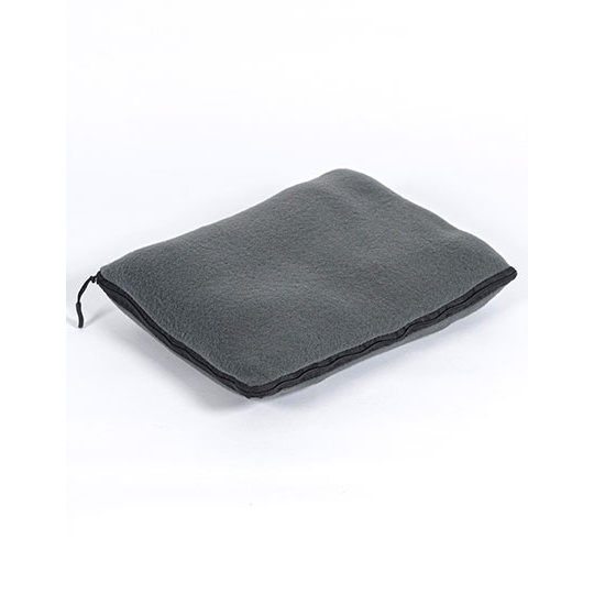 Zestaw Koc i Poduszka z Mikropolaru NT650 - Grey