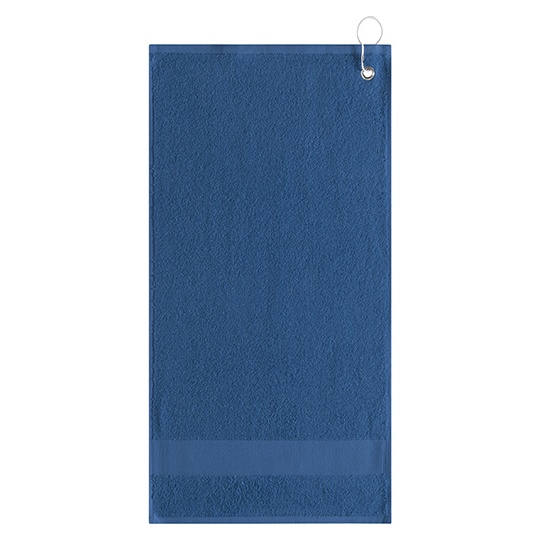 Recznik Golfowy Bawelniany z Klipsem NT9165 - Navy