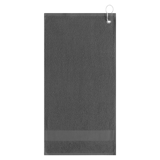 Recznik Golfowy Bawelniany z Klipsem NT9165 - Dark Grey