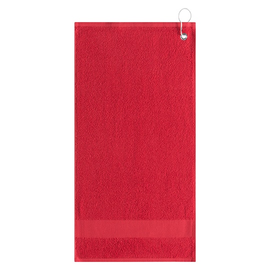 Recznik Golfowy Bawelniany z Klipsem NT9165 - Red