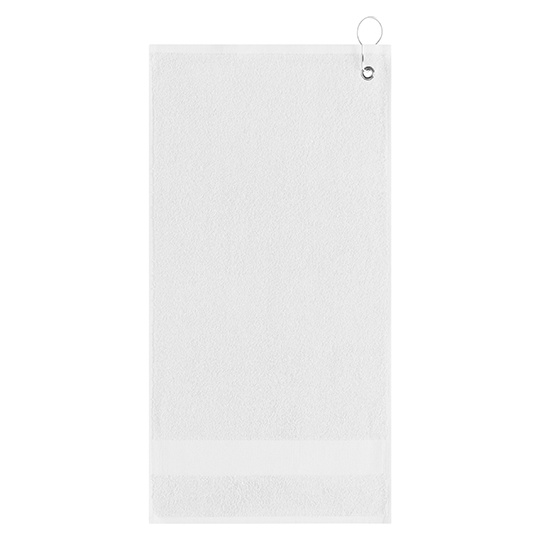 Ręcznik Golfowy Bawełniany z Klipsem NT9165 - White