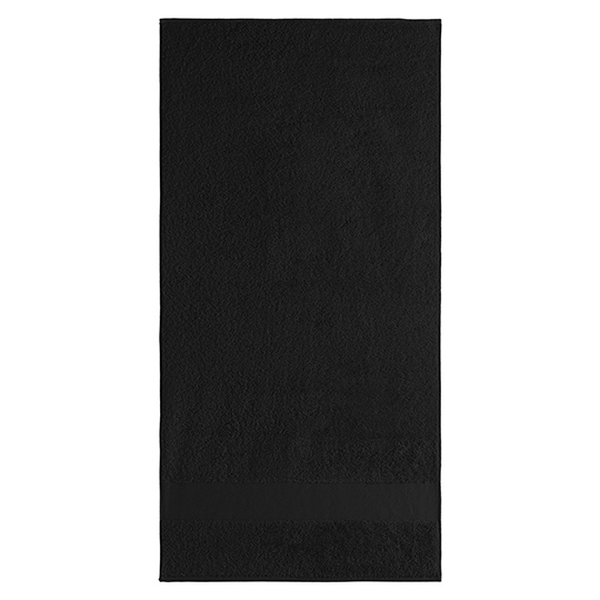 Recznik Bawelniany Premium z Bordiura 6 cm NT9520 - Black