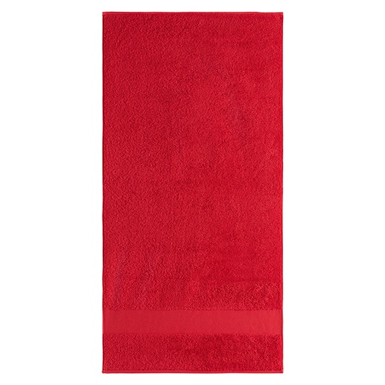 Recznik Bawelniany Premium z Bordiura 6 cm NT9520 - Red