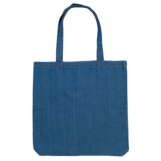 Torba denimowa z dlugimi uchwytami P195 - Denim Blue