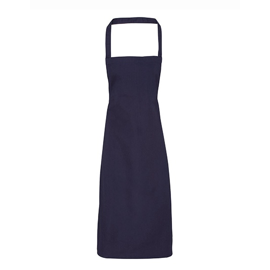 Fartuch Dlugi Bawelniany Organiczny PW102 - Navy (ca. Pantone 2766C)