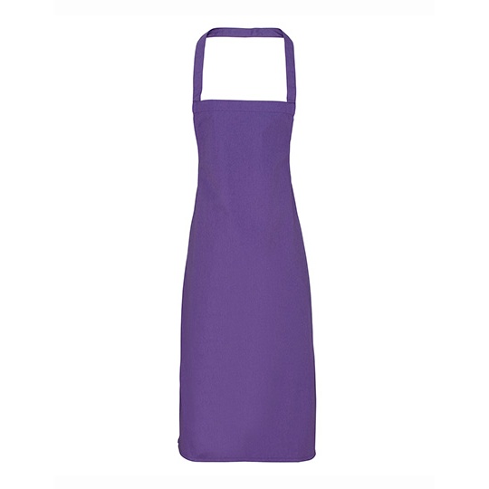 Fartuch Dlugi Bawelniany Organiczny PW102 - Purple (ca. Pantone 269C)