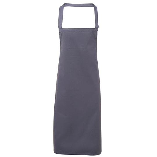 Fartuch Dlugi Bawelniany Organiczny PW102 - Steel (ca. Pantone 6545C)