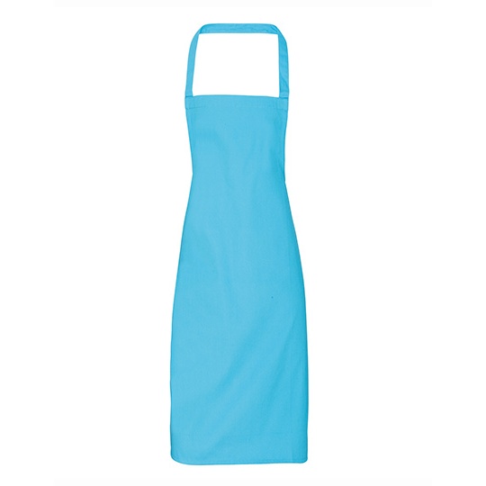 Fartuch Dlugi Bawelniany Organiczny PW102 - Turquoise (ca. Pantone 312C)