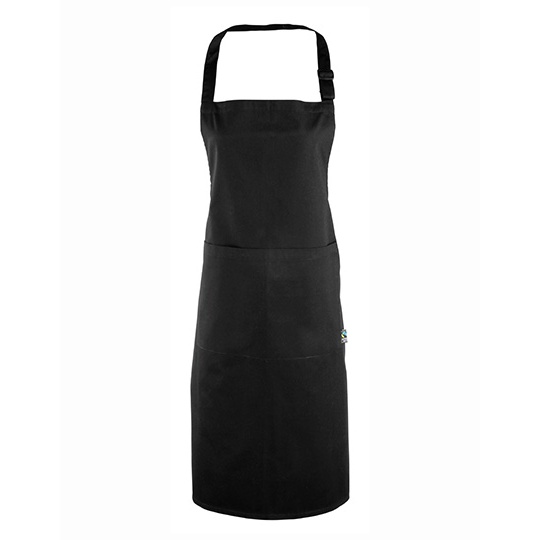 Fartuch bawelniany PW112 - Black (ca. Pantone Black C)