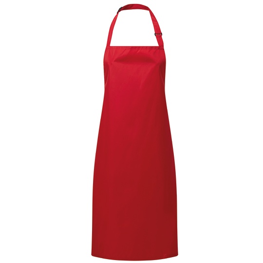 Fartuch Dlugi Wodoodporny PW115 - Red (ca. Pantone 201C)
