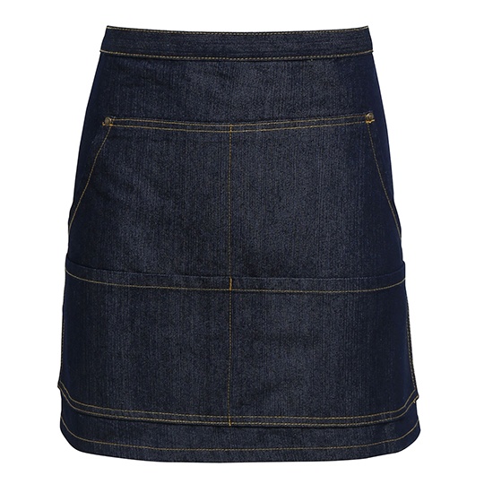 Fartuch Krotki Denim PW125 - Indigo Denim (ca. Pantone 2767C)