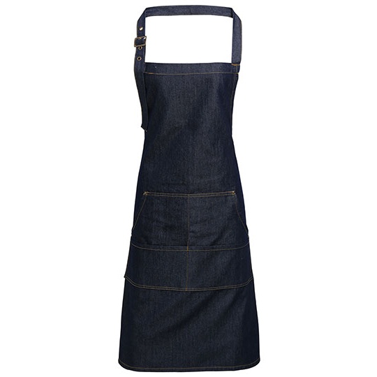 Fartuch Dlugi Denim PW126 - Indigo Denim (ca. Pantone 2767C)