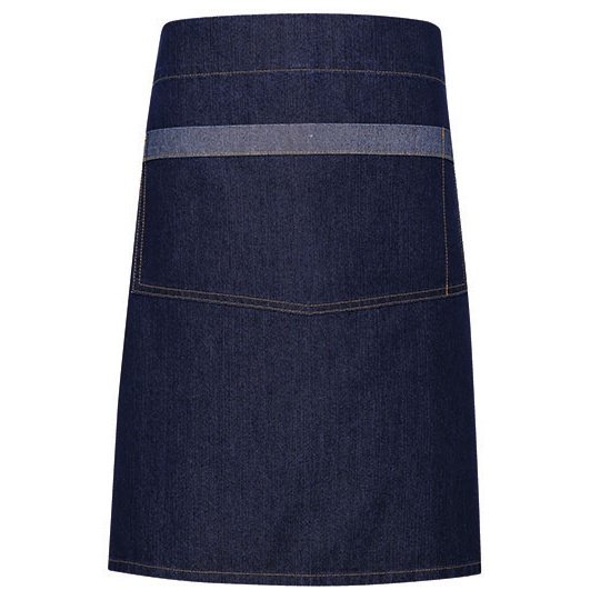 Fartuch Biodrowy Denim PW128 - Indigo Denim (ca. Pantone 2767C)