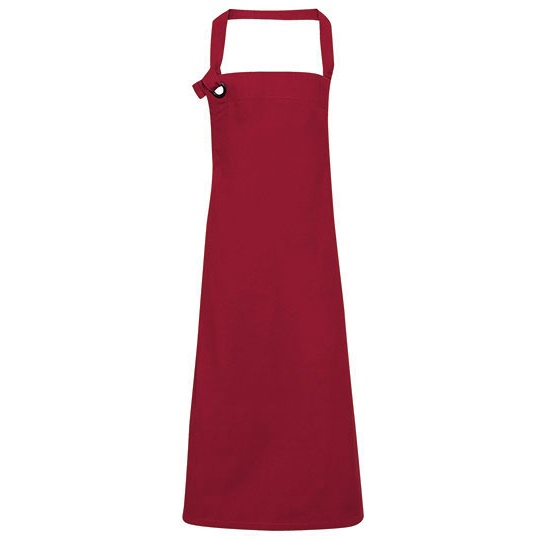 Fartuch Pelny Bawełniany Canvas PW130 - Burgundy