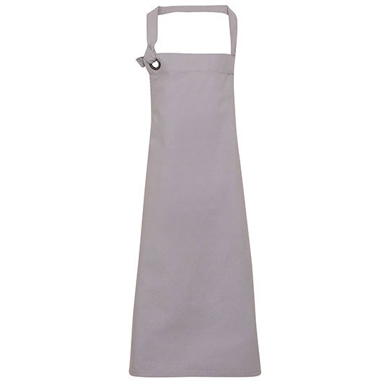 Fartuch Pelny Bawelniany Canvas PW130 - Silver (ca. Pantone Cool Gray 7C)