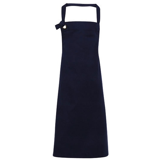 Fartuch Pelny Bawełniany Canvas PW130 - Navy (ca. Pantone 2378C)