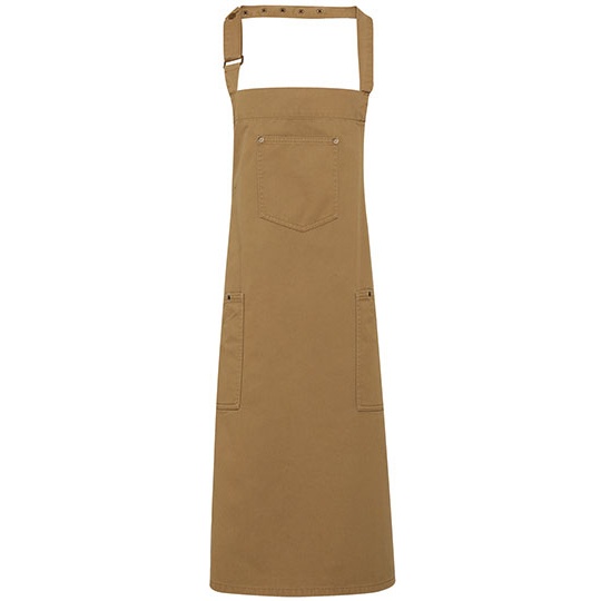 Fartuch Pelny Bawelniany Chino PW132 - Khaki