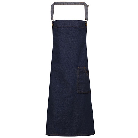 Fartuch Jeansowy Bawelna Woskowana PW134 - Indigo Denim (ca. Pantone 2767C)