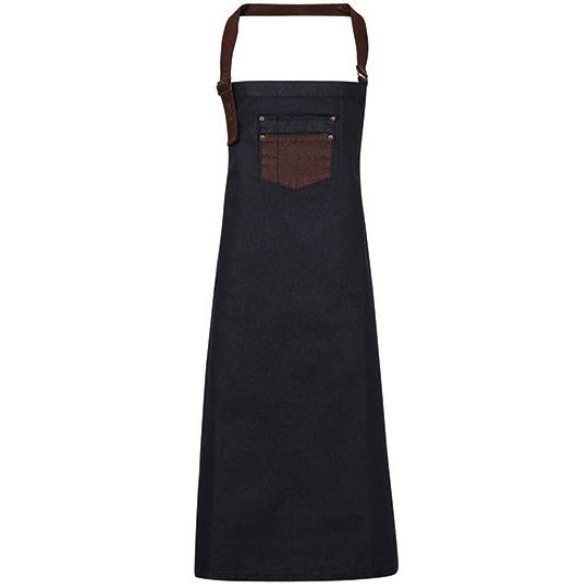 Fartuch Denimowy Wodoodporny Woskowany PW136 - Indigo Denim (ca. Pantone 2767C)