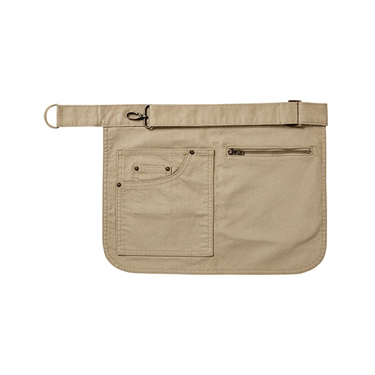 Fartuch Biodrowy Bawelniany PW138 - Khaki (ca. Pantone 7536C)