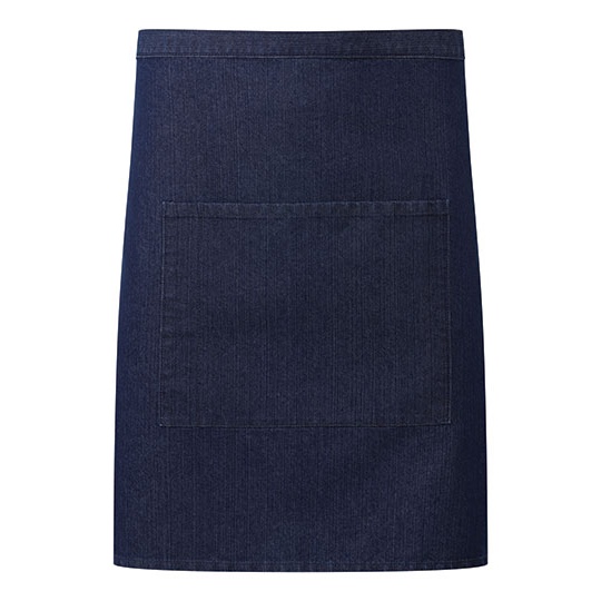 Fartuch sredni w talii z recyklingu PW141 - Indigo (ca. Pantone 2380C)