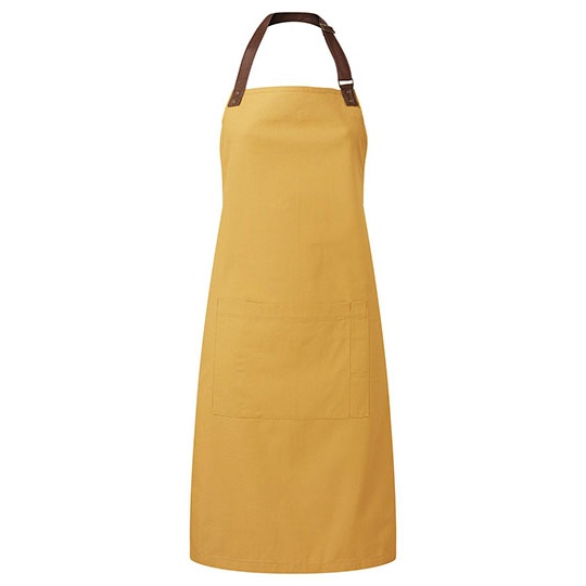 Fartuch Oxford Bawelniany PW144 - Mustard (ca. Pantone 7405C)