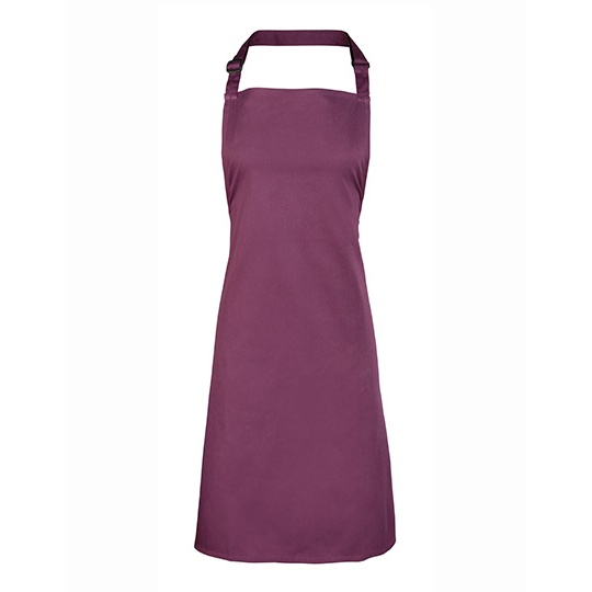 Fartuch Klasyczny Poliester Bawełna Łatwa Pielęgnacja PW150 - Aubergine (ca. Pantone 5115C)