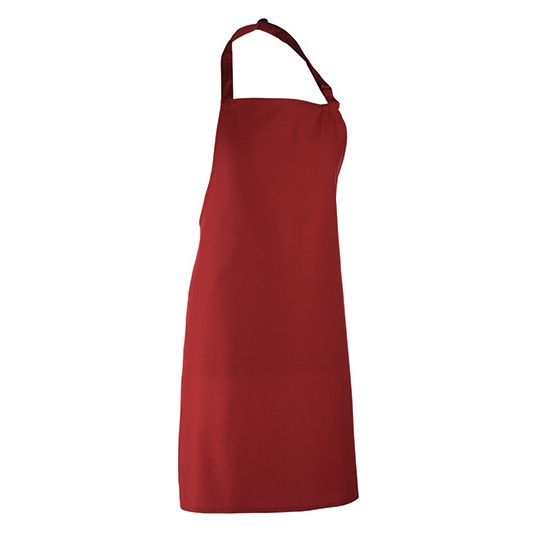 Fartuch Klasyczny Poliester Bawelna Latwa Pielegnacja PW150 - Burgundy (ca. Pantone 216C)