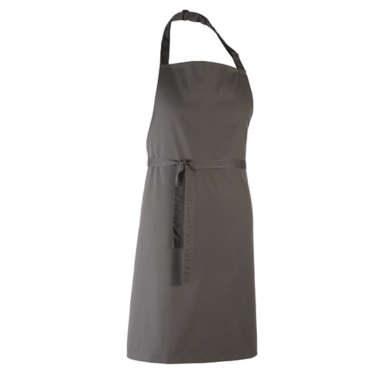 Fartuch Klasyczny Poliester Bawelna Latwa Pielegnacja PW150 - Dark Grey (ca. Pantone 431C)