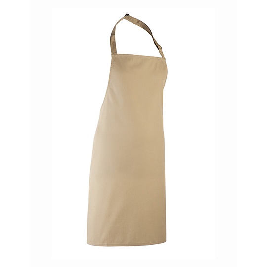 Fartuch Klasyczny Poliester Bawelna Latwa Pielegnacja PW150 - Khaki (ca. Pantone 7503C)