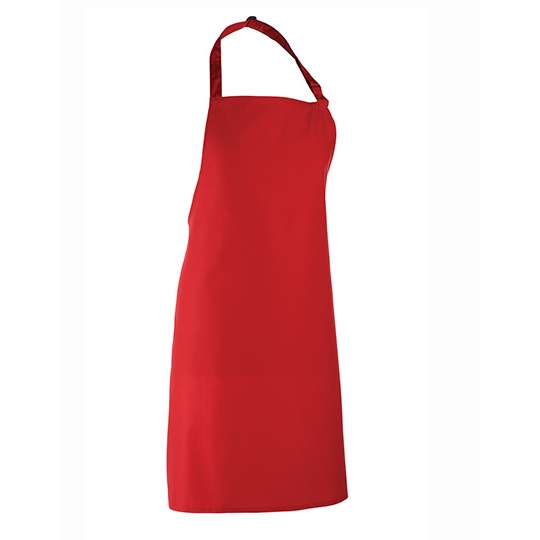 Fartuch Klasyczny Poliester Bawełna Latwa Pielegnacja PW150 - Red (ca. Pantone 200C)