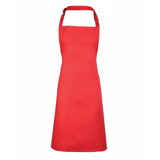 Fartuch Klasyczny Poliester Bawelna Latwa Pielegnacja PW150 - Strawberry Red (ca. Pantone 186C)