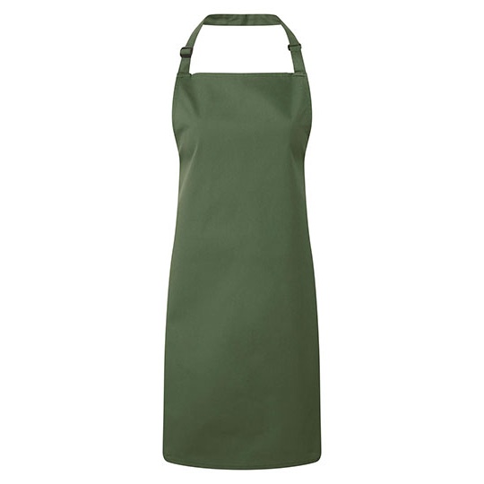 Fartuch Klasyczny Poliester Bawelna Latwa Pielegnacja PW150 - Moss Green (ca. Pantone 2410C)