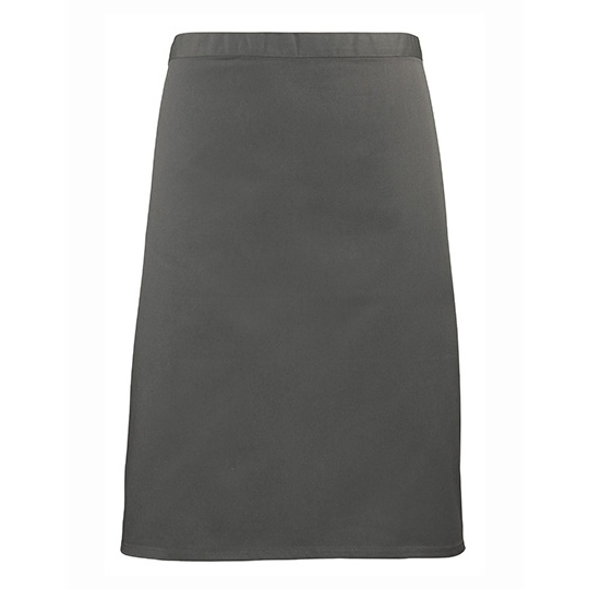 Fartuch Polfartuch Bawelna Twill Poliester PW151 - Dark Grey (ca. Pantone 431C)