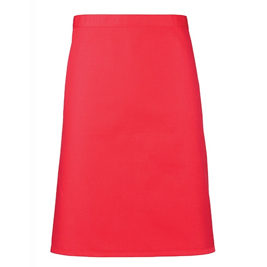 Fartuch Polfartuch Bawelna Twill Poliester PW151 - Strawberry Red (ca. Pantone 186C)