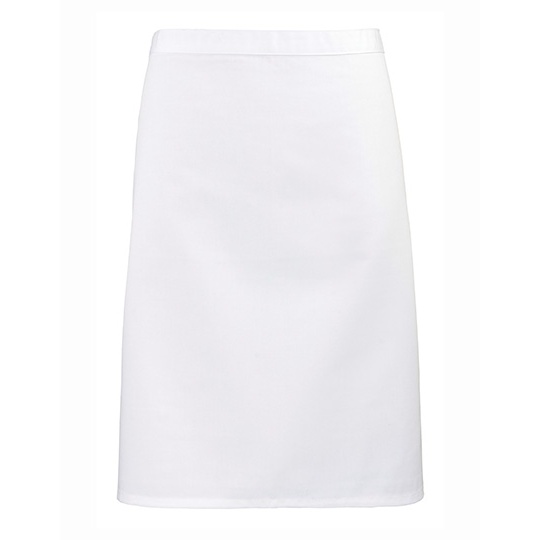 Fartuch Półfartuch Bawełna Twill Poliester PW151 - White