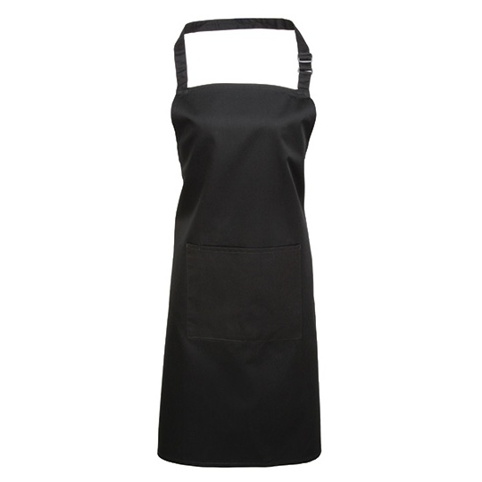 Fartuch Kelnerski Twill PW154 - Black (ca. Pantone Black C)