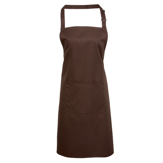 Fartuch Kelnerski Twill PW154 - Brown (ca. Pantone 476C)