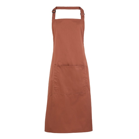 Fartuch Kelnerski Twill PW154 - Chestnut (ca. Pantone 7525C)