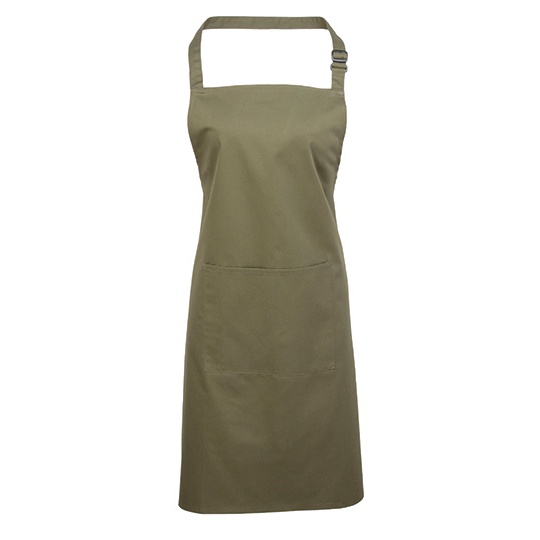 Fartuch Kelnerski Twill PW154 - Olive (ca. Pantone 378C)
