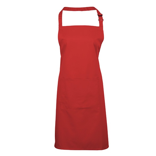 Fartuch Kelnerski Twill PW154 - Red (ca. Pantone 200C)