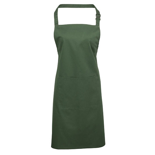 Fartuch Kelnerski Twill PW154 - Moss Green (ca. Pantone 2410C)